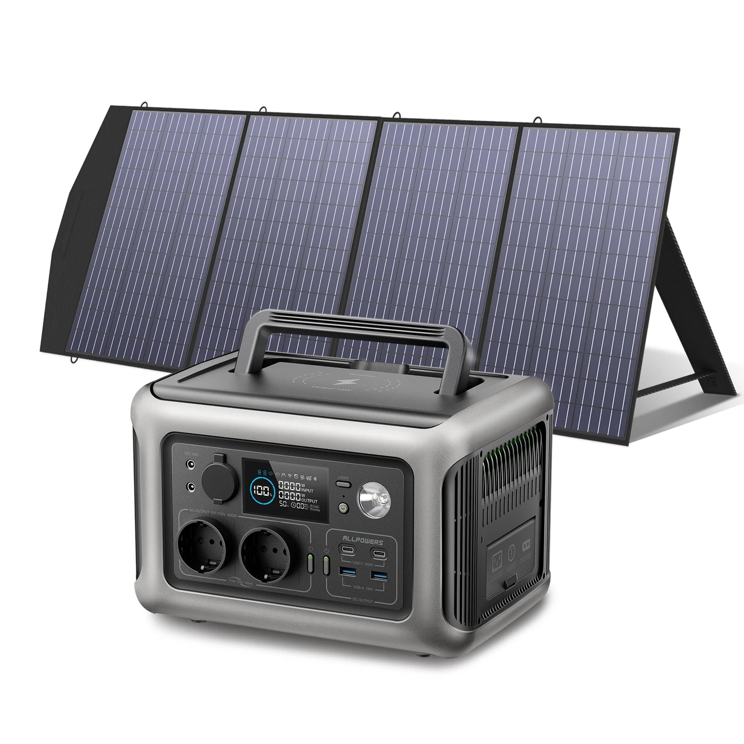 ALLPOWERS Solar Generator with Portable Power Station