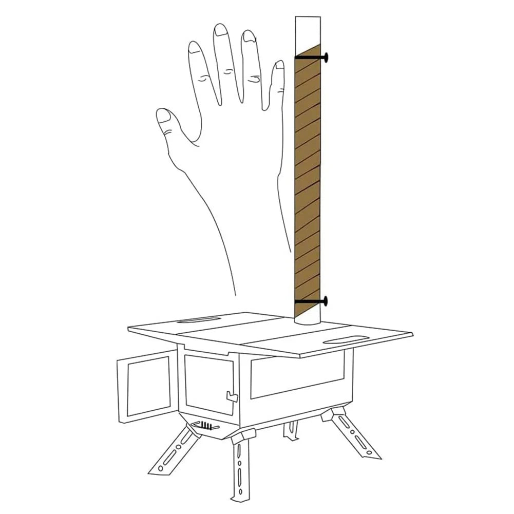 Adjustable Anti-Scald Chimney Protector