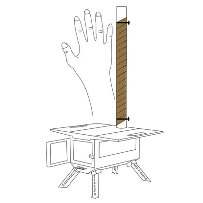Adjustable Anti-Scald Chimney Protector