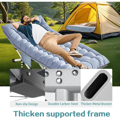 Camping Cot with Comfortable Mattress XXL Sleeping
