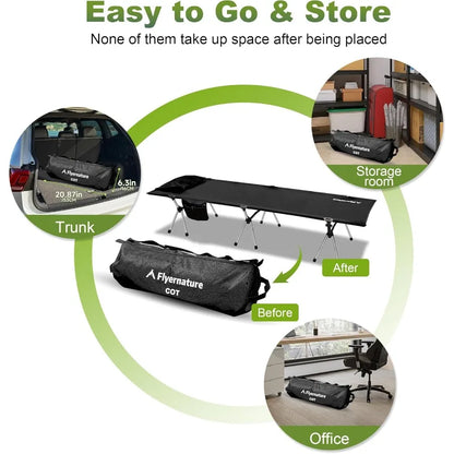 Military Heavy Duty Folding Backpacking Cot