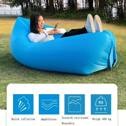 Inflatable Sofa, Beach Chair, Portable Air Mattress