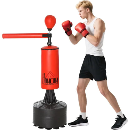 Freestanding Punching Bag with Speed Ball