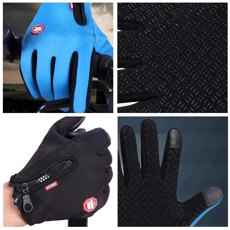 Cycling Gloves, Bicycles for Warmth Anti Slip