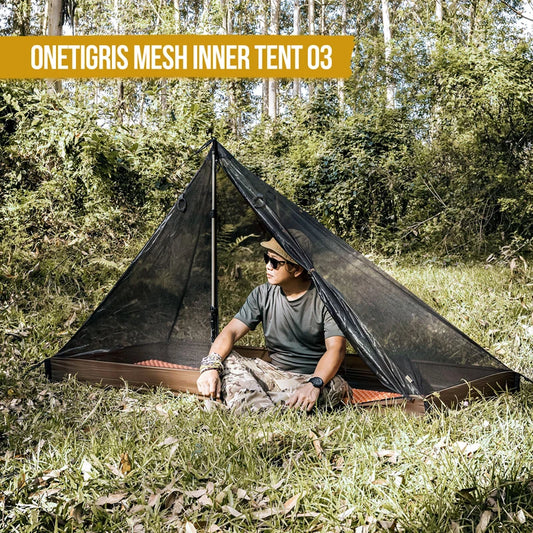 1-Person Mesh Inner Tent Camping Shelter