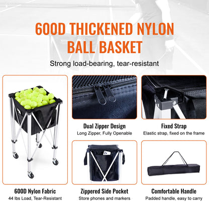 Holds 150/180 Basket Hopper with Wheels