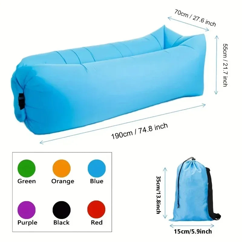 Inflatable Sofa, Beach Chair, Portable Air Mattress