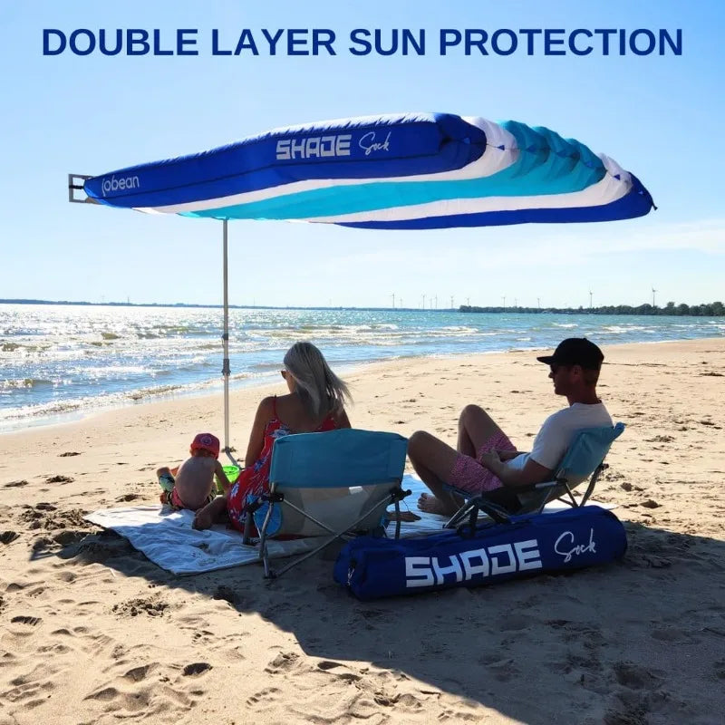 The Ultimate Wind-Inflating, Beach Shade