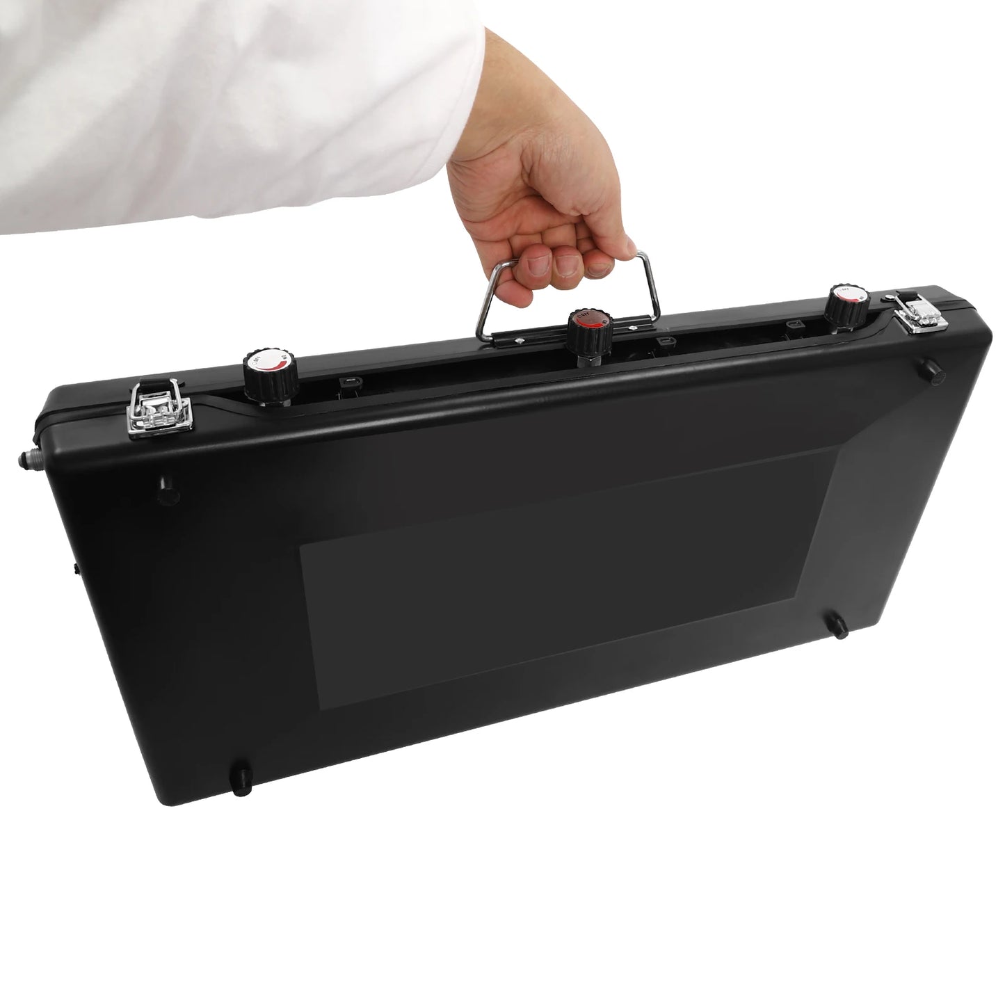 Portable Camping Stove with Griddle 3 Burner Propane