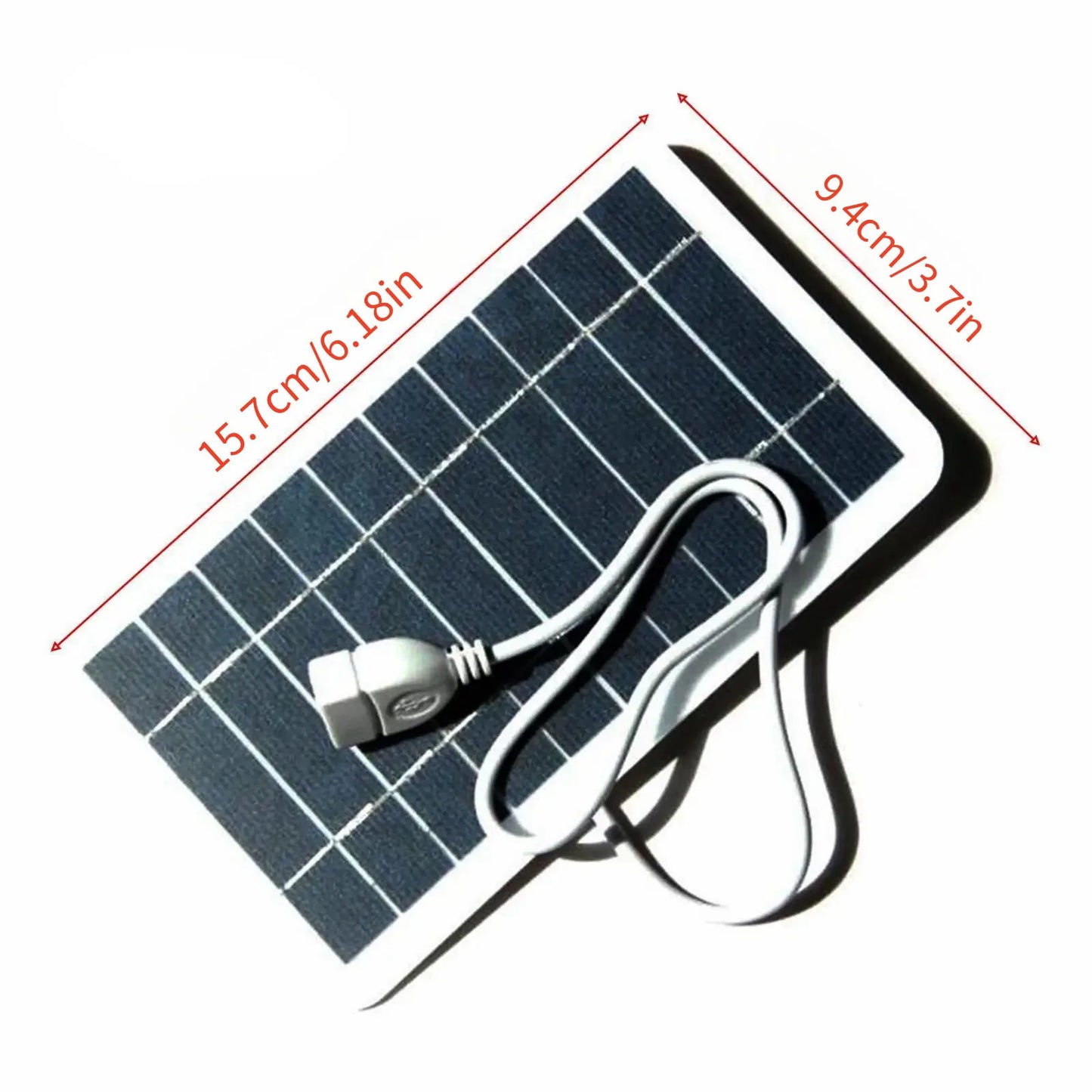 Solar Panel Waterproof Portable Battery Charging Bank