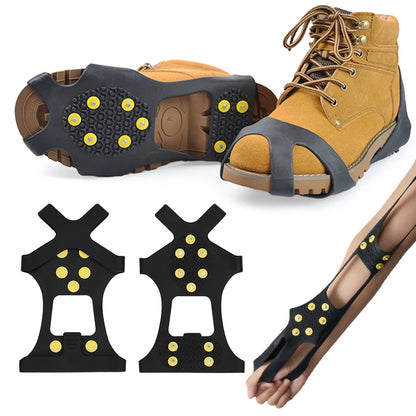 Climbing Anti-Slip Ice Grips Shoe Spikes