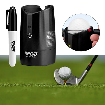 Golf Ball Line Marker Finds Gravity Distribution