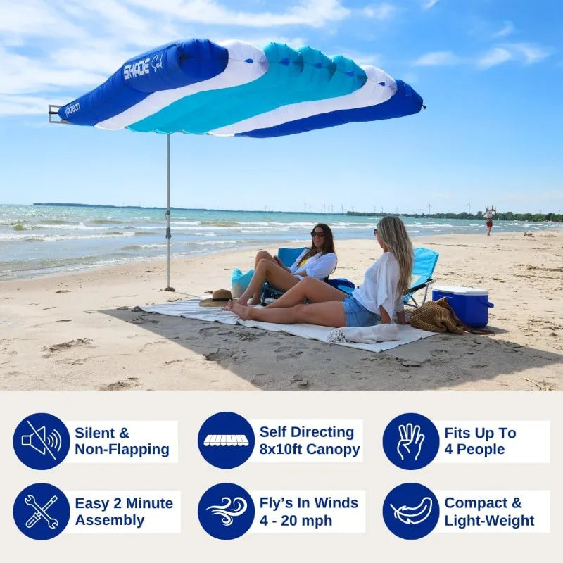 The Ultimate Wind-Inflating, Beach Shade