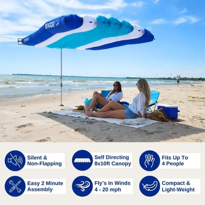 The Ultimate Wind-Inflating, Beach Shade