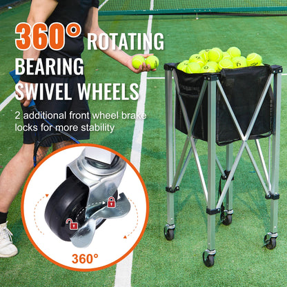 Holds 150/180 Basket Hopper with Wheels