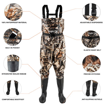 Men Boots for Fishing Waterproof Chest Wader