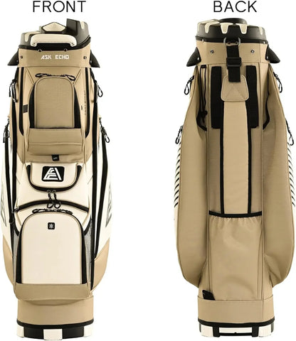 Golf Cart Bag with Organizer Divider Top